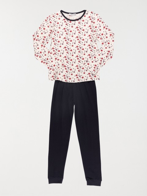 Pyjama fleuri fille (3-12A)