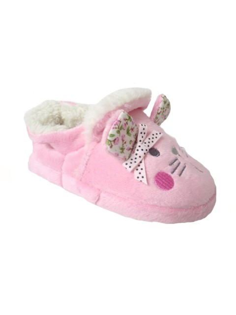 Chaussons lapin rose fille (23-27)