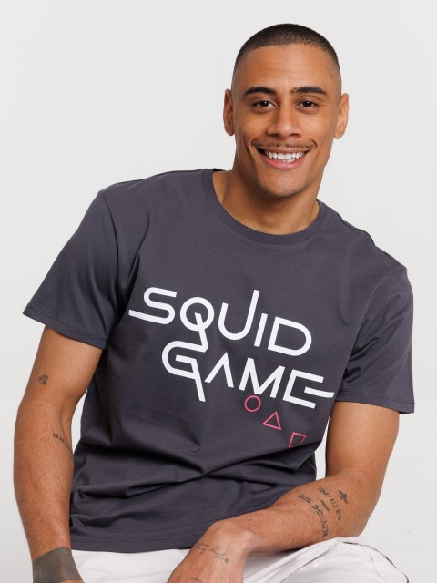 Tee-shirt squid game homme