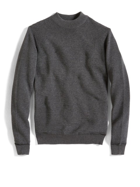 Pull gris anthracite chiné homme