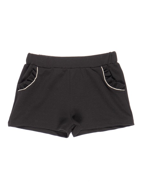 Short fille poches volants (10-16A)