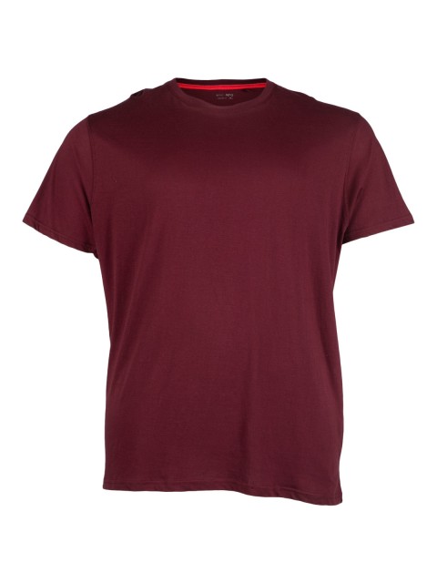 T-shirt manches courtes coloris prune