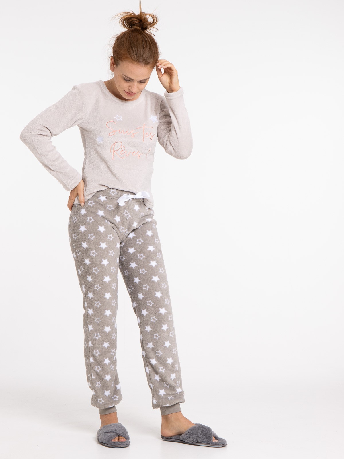 Pyjama motif et message polaire femme - DistriCenter