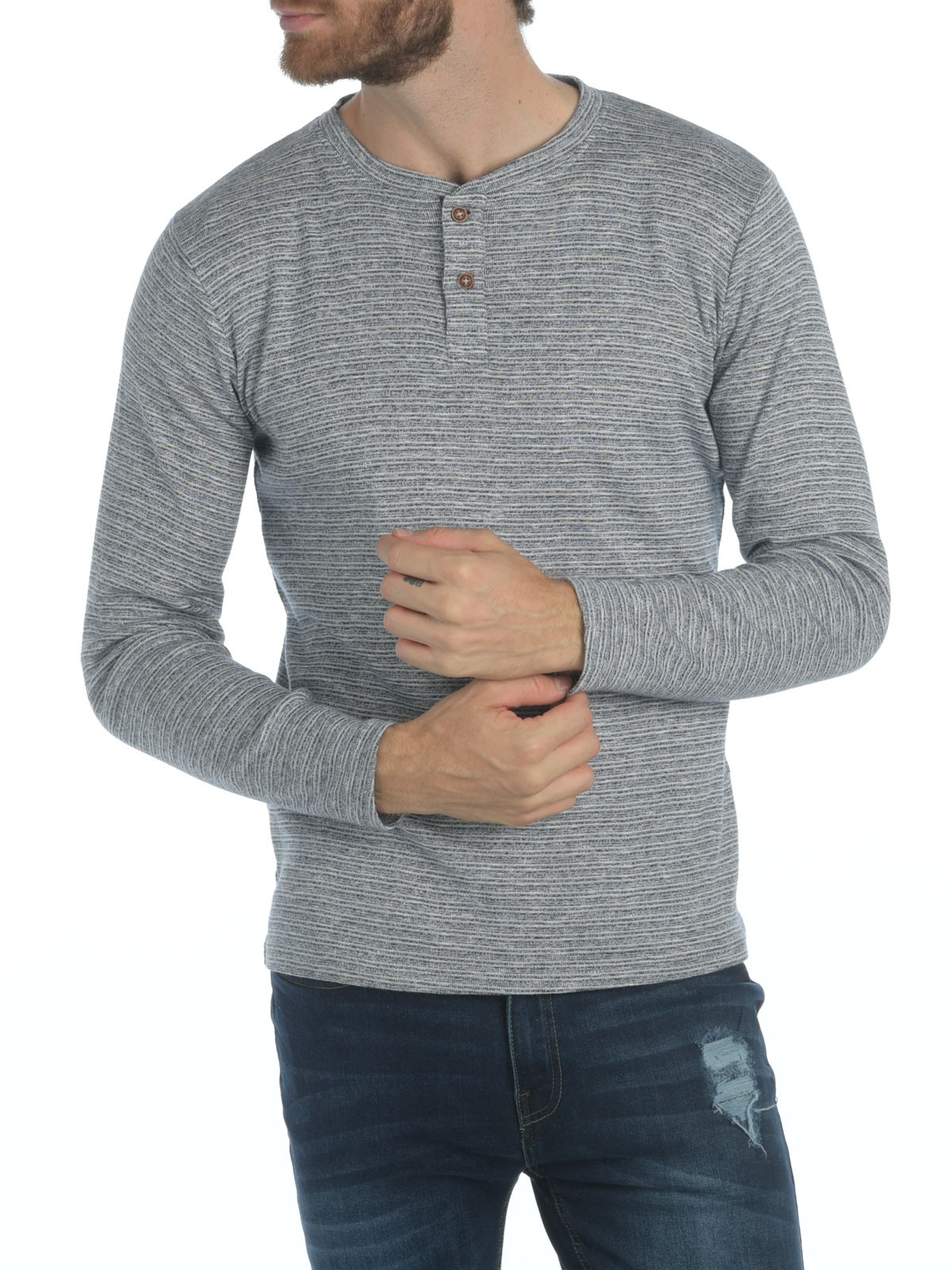 T-shirt manches longues homme - DistriCenter