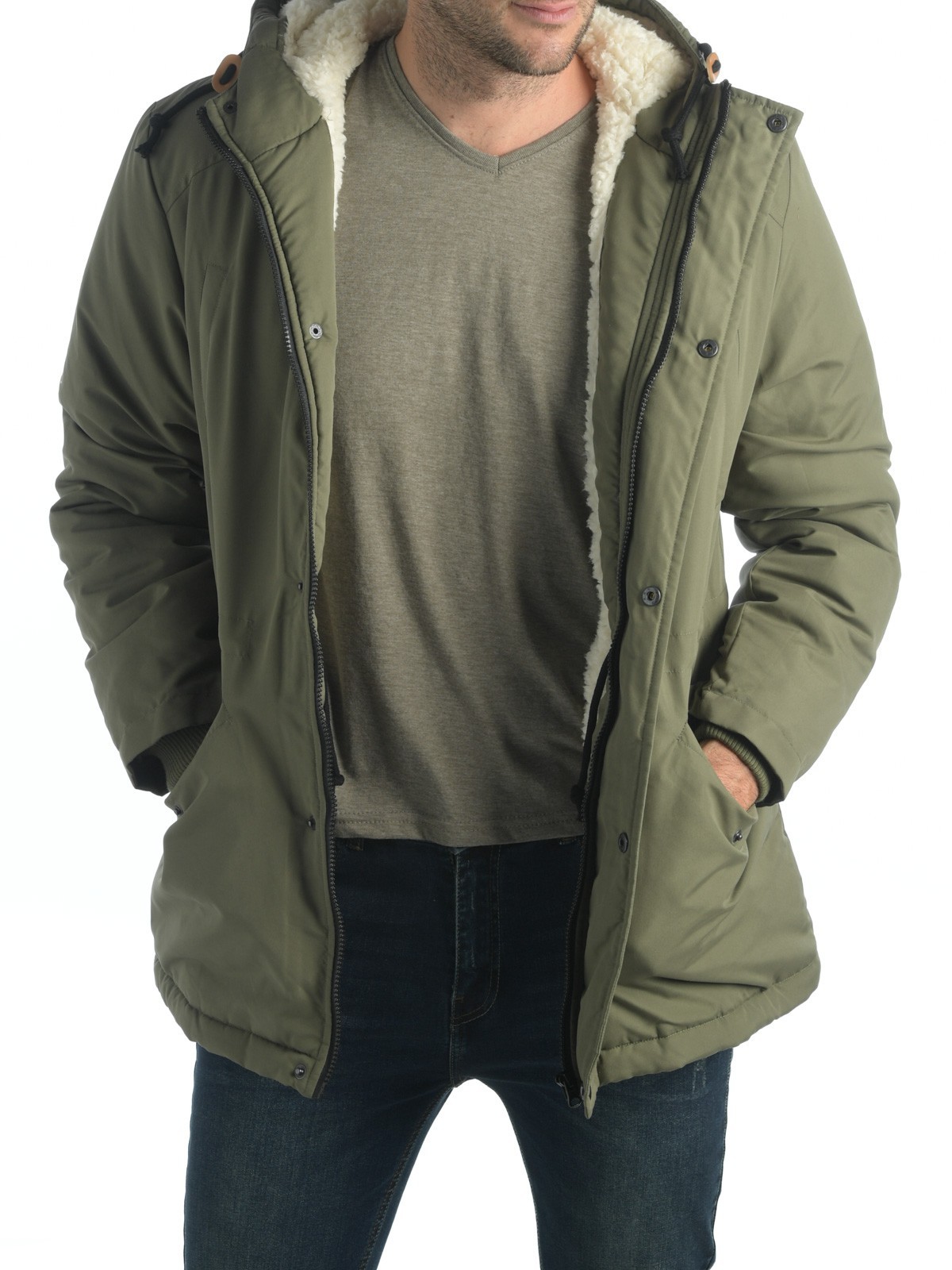 parka doublee homme