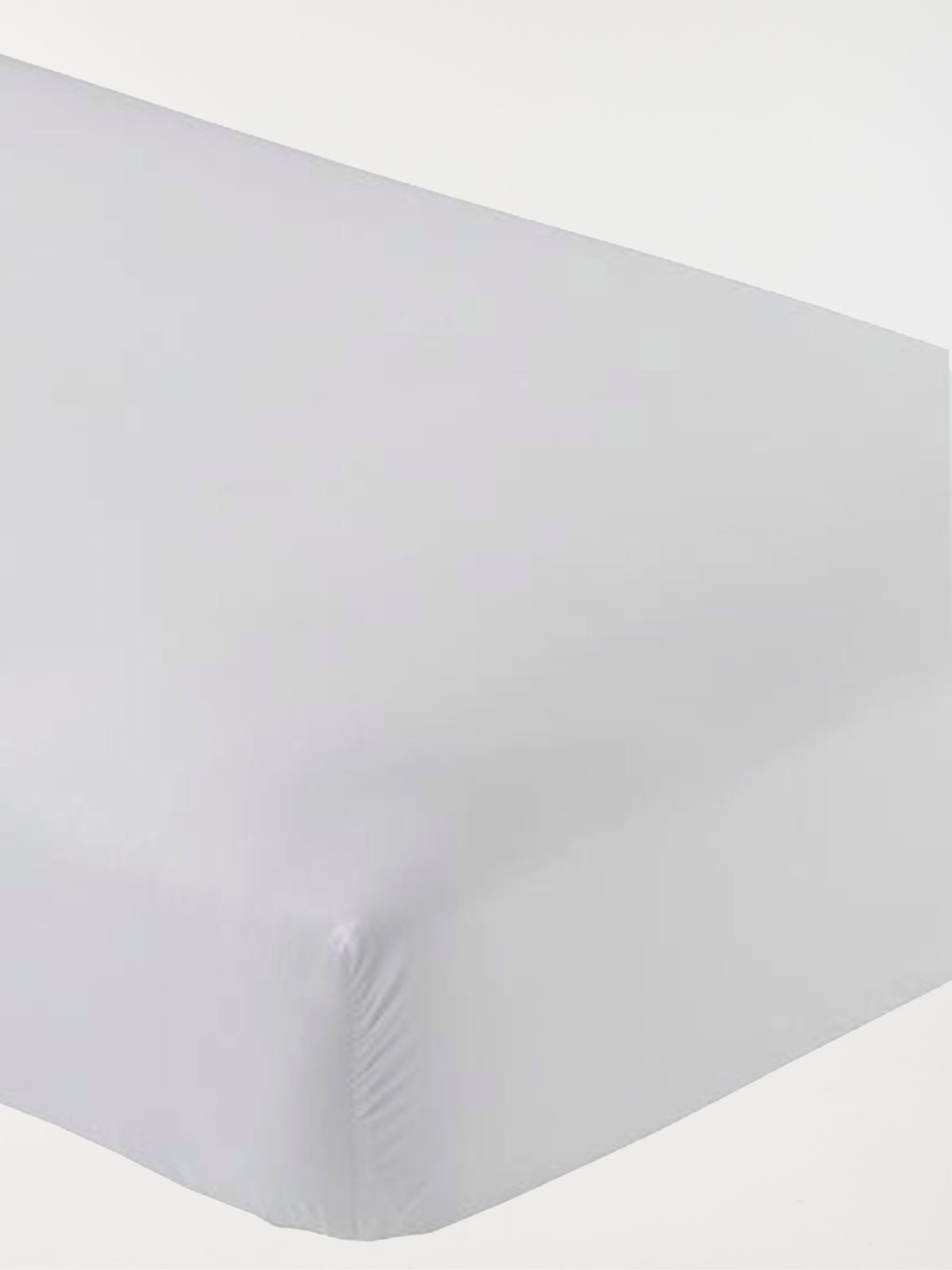 Drap housse jersey blanc 140 x 190 cm - DistriCenter