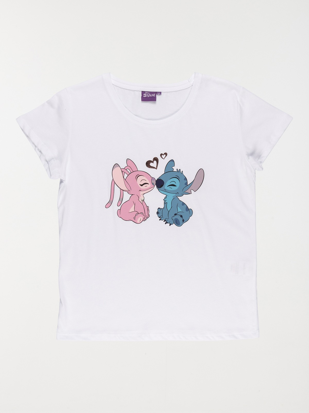 T-shirt Stitch et Angel fille (XXS-M) - DistriCenter