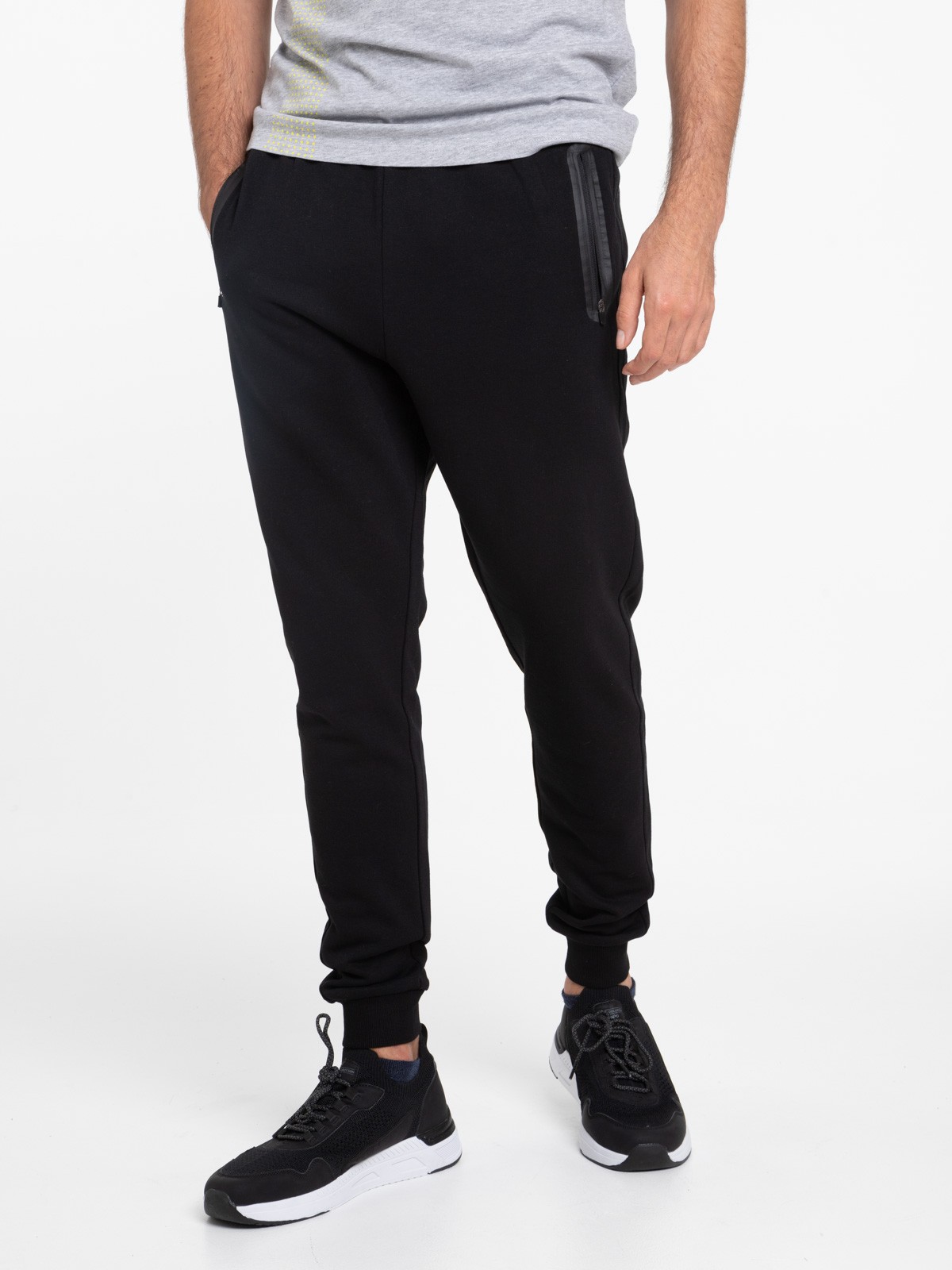 Pantalon de jogging noir homme - DistriCenter