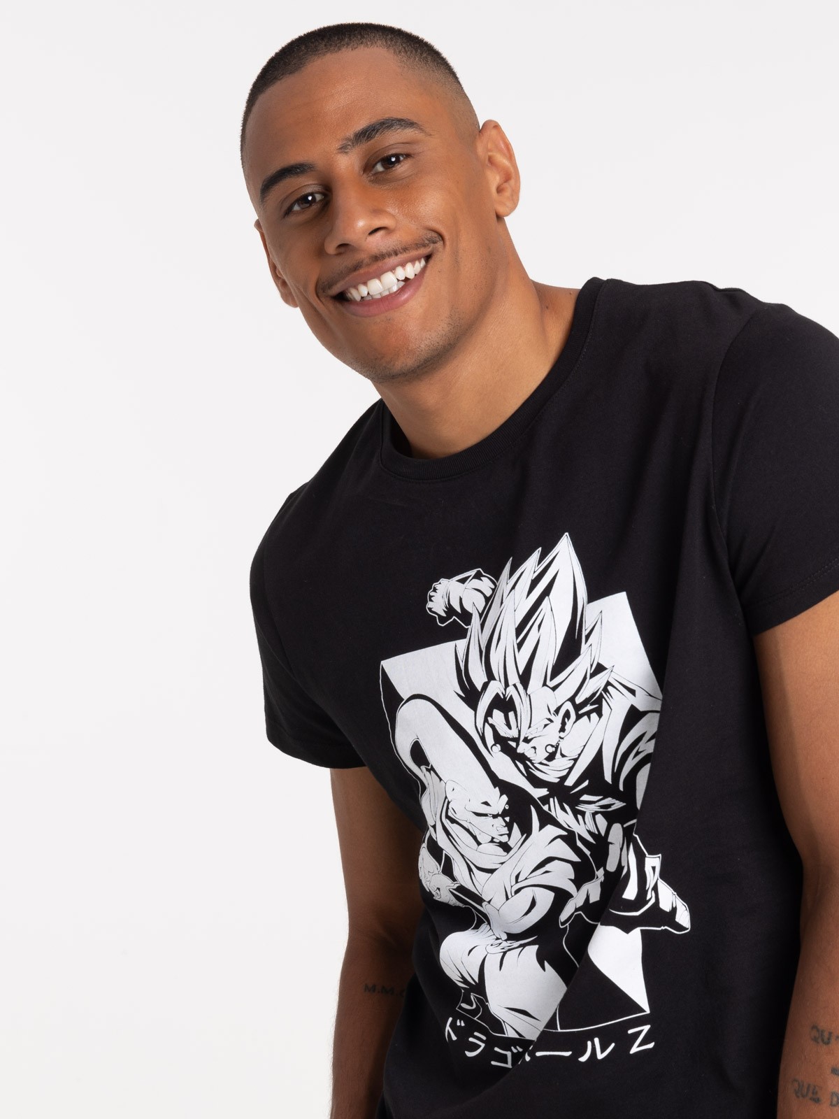T-shirt manches courtes Dragon Ball Z noir homme